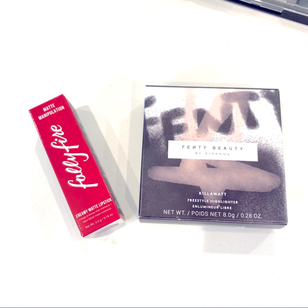 Fenty Killawat Highlighter Trophy Wife + Matte Lip